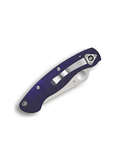 Spyderco Military G10 Dark Blue Kamp Çakı Mavi