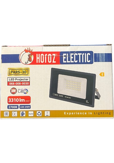 Horoz 068-008-0030 Pars-30 Led Projektör 30w Sarı Işık