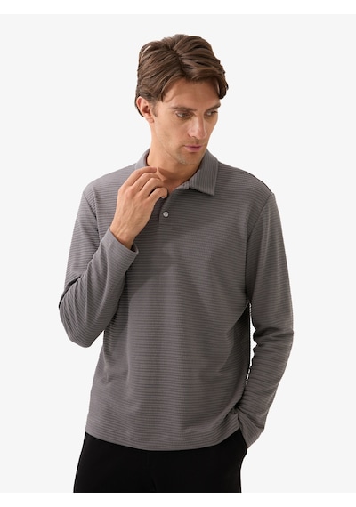 Erkek Polo Yaka T-shirt 40821 - Antrasit Antrasit