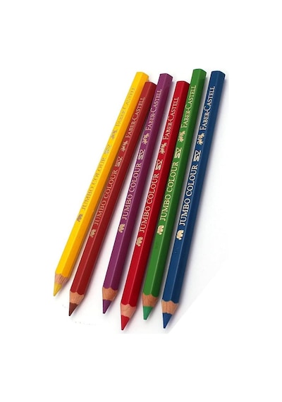Kuru Boya Jumbo Tam Boy 12 Renk 1 Paket Karton Kutu Jumbo Kuru Boya Kalemi 12 Li Canlı Renkler Boya Kalemleri