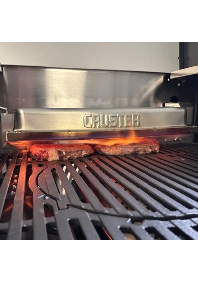 Uniq 3 Ik Cruster Gazlı Mangal 21,8 Kw Siyah