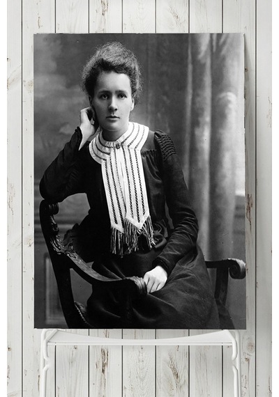 Marie Curie Bilimsel Poster 3