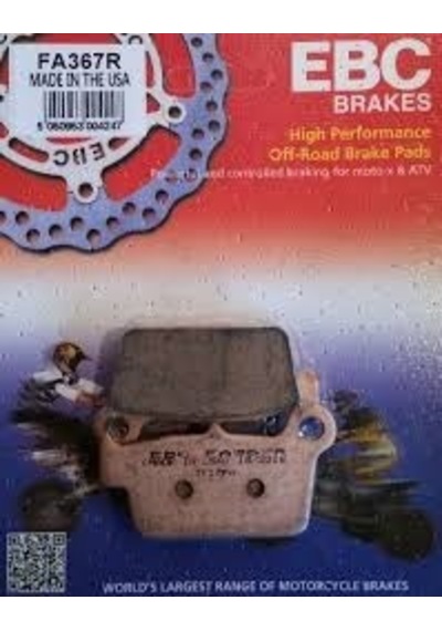 Yamaha Wr 250 R Arka Fren Balatası Ebc Fa367R Sinterli Balata