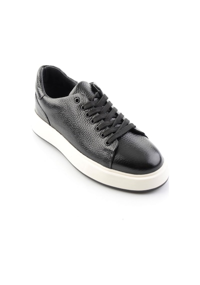 Bambi Siyah Floter Hakiki Deri Erkek Sneaker E01401120740