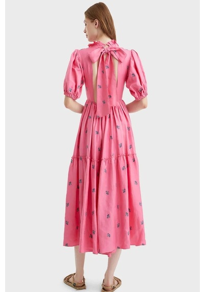 N22yn2067 Nocturne Elbise Pembe