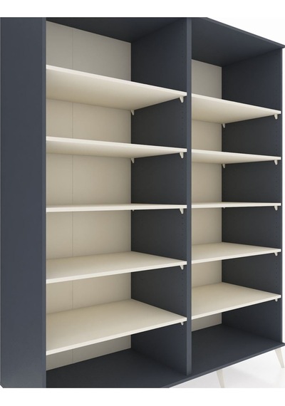 Kronos Gardrop 10 Raflı 176x59x221 Antrasit-antrasit/aytaşı Antrasit/aytaşı Kronos Gardrop 10 Raflı 176x59x221 Antrasit-antrasit/aytaşı Antrasit/aytaşı