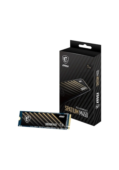 1tb Msı Spatıum M450 Pcıe 4.0 Nvme M.2 V1 3400/2400mb/s