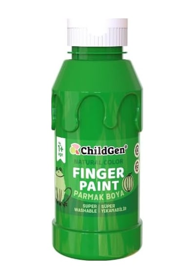 Süper Yıkanabilir Parmak Boya 350ml - Yeşil Diğer