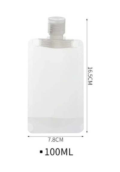 Dodes 3 Adet 100ml Krem Şampuan Kabı Tekrar Kullanılabilir Set Çok renkli