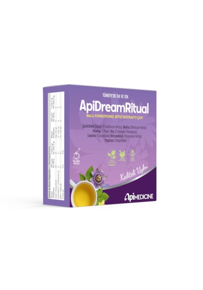 Apimedicine Apidreamritual Fonksiyonel Bitki Ekstrakt Çayı 12 Stick 84 G Stick Bitki Çayı Ekstrakt Form Günlük Bitki İçeceği