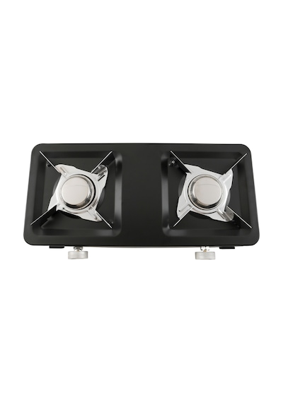 Outwell Asama Duo Burner Portatif İkili Kamp & Karavan Ocağı Siyah