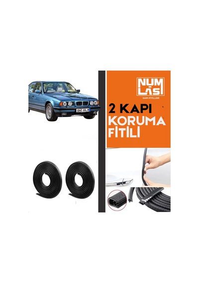 Bmw 3 Serisi F30 2012-2025 İki Kapı Koruma Fitili Siyah Renk Numlas-a Kalite-nm2761