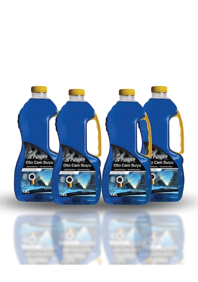 Steep Oto Cam Suyu -20 Derece Antifriz İçerikli 1.8 Lt 4 Adet