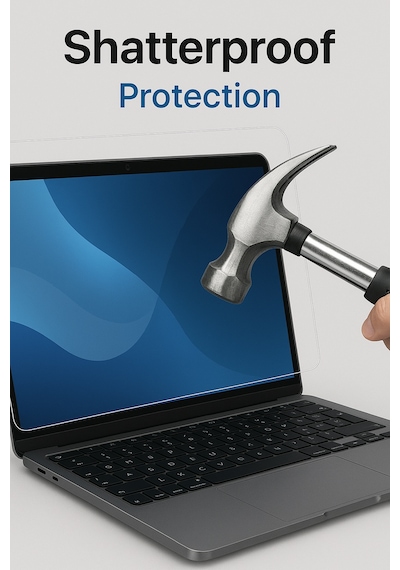 Apple Uyumlu MacBook Pro 13" M1 2020 Evoque Case + 9h Nano Ekran Koruyucu Siyah