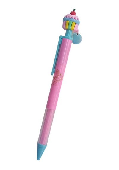 Cupcake Versatil Kalem Pembe 1 Adet Pasta Kapkek Figürlü 0,7 Uçlu Kalem Hediye Kalem Sevimli Kalem