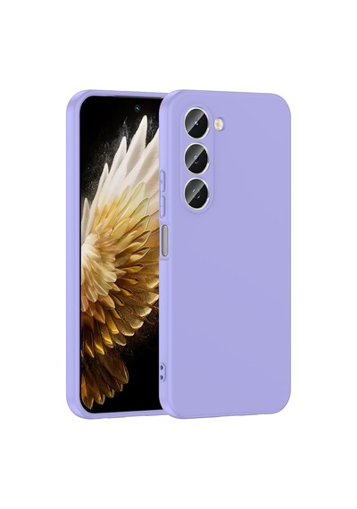 Tecno Spark 40 Pro Kılıf Yumuşak Silikon Kamera Korumalı Lansman Erd Lila