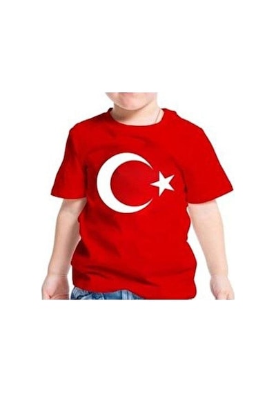 Modavals 23 Nisan 19 Mayıs 29 Ekim 10 Kasım Okul Gösteri Unısex Garson Boy Ay Yıldız Baskılı Kısa Kol Tshırt - Kırmızı Modavals 23 Nisan 19 Mayıs 29 Ekim 10 Kasım Okul Gösteri Unısex Garson Boy Ay Yıldız Baskılı Kısa Kol Tshırt - Kırmızı