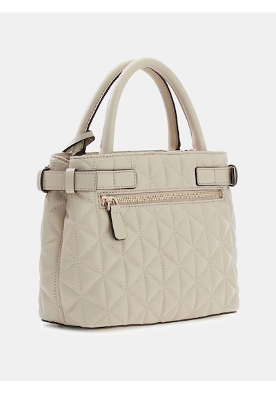 Guess Paisleigh Kapitone Kadın Mini El Çantası Hwqg9883050 Bej