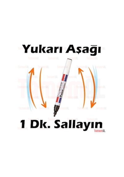 Pilot Araç Kaporta Rötuş Beyaz Boya Kalemi (Çok Kaliteli) Japon M