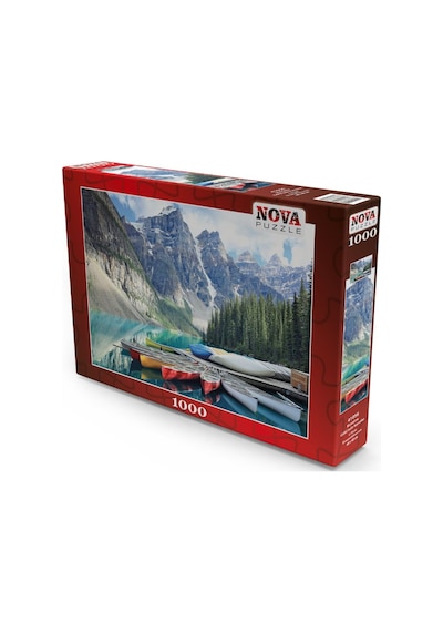 Nova 1000 Parça Moraine Gölü'Nde Kanolar Puzzle