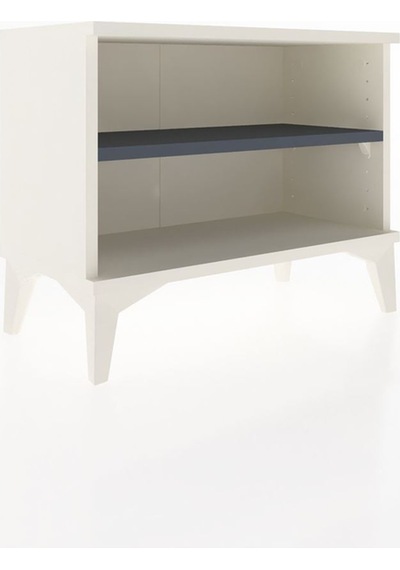 Arges Komodin Tek Raflı 60x30x48 Aytaşı-antrasit Aytaşı