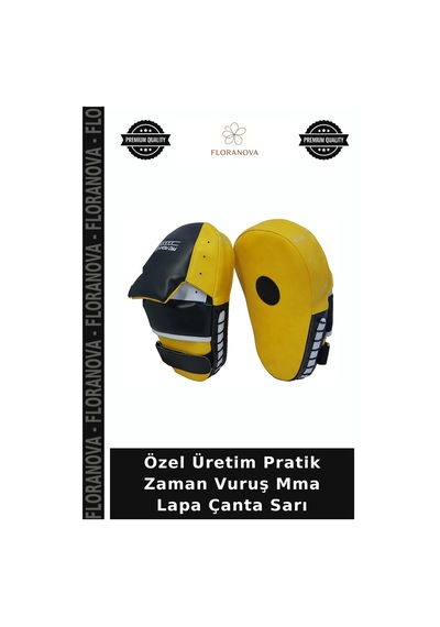 Özel Üretim Pratik Zaman Vuruş Mma Lapa Çanta Sarı