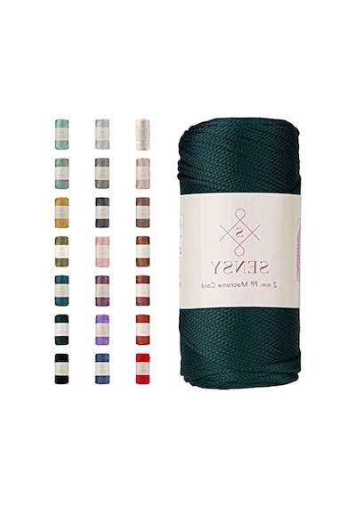 200 Gr Polyester Makrome İp - 230 M Uzunluk, Çok Amaçlı Kullanım Açık Kırmızı