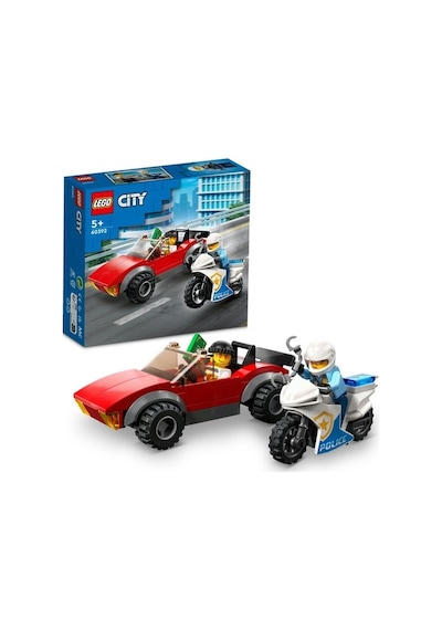 LEGO® City 60392 Polis Motosikleti Araba Takibi 59 Parça