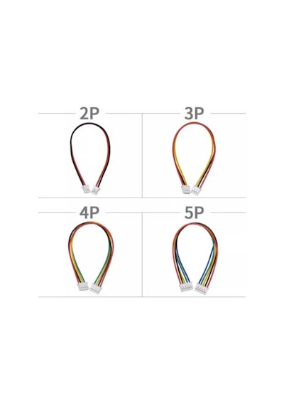 2,54mm Jst Xh 3pin Çift Taraflı Kablolu Konnektör 20cm 100 Adet