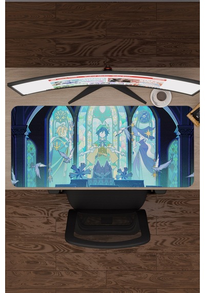 Venti Genshin Impact Anime Gacha V3 - 90x40 Xxl Gaming Mouse Pad Fare Altlığı