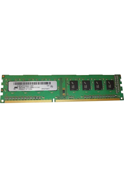 Micron 4GB DDR3 1Rx8 PC3-12800U MT8JTF51264AZ-1G6E1 Desktop Ram Memory