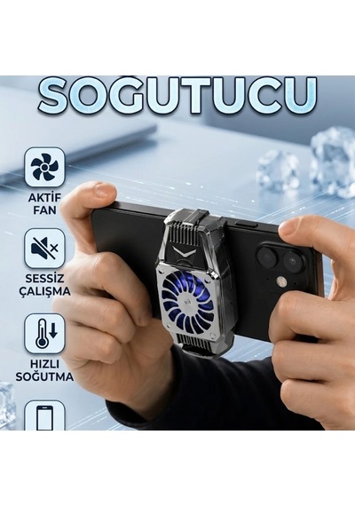 Aktif Fanlı Telefon Soğutucu Isınmayı Azaltan Kompakt Sistem