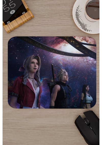 Final Fantasy Kaymaz Dikişli Kauçuk Oyuncu Mousepad V3 - 22x18 Gaming Mouse Pad Fare Altlığı