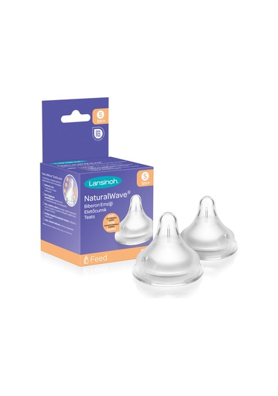 Naturalwave 2'li Biberon Emziği Yavaş Akışlı 1 Ay+
