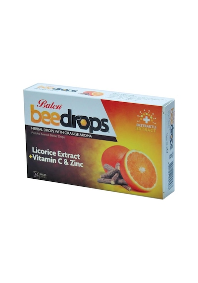 Balen Beedrops Portakal Aromalı Bitkisel Drops 24 Adet