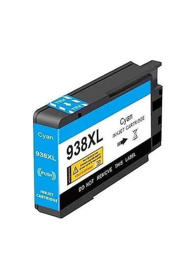 Hp 938xl İle Uyumlu Mavi Muadil Inkjet Kartuş 27ml