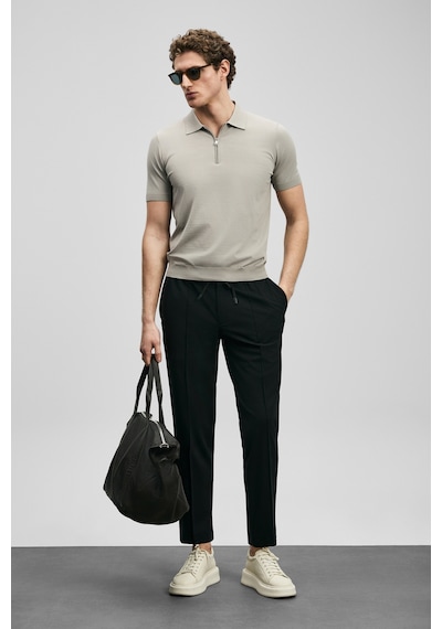 Lufian Sımon Jogger Pantolon Slim Fit Siyah Siyah 111190356100100 Siyah