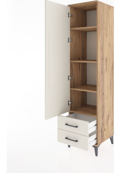 Hyperion Dolap 4 Raflı 2 Çekmeceli Tek Kapaklı 44x44x182 Çam-aytaşı Atlas Çam Hyperion Dolap 4 Raflı 2 Çekmeceli Tek Kapaklı 44x44x182 Çam-aytaşı Atlas Çam