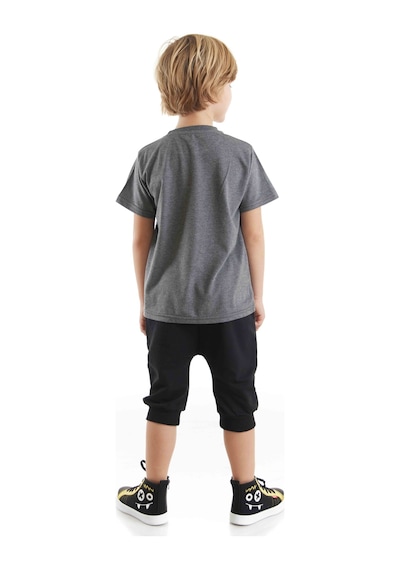 Denokids Summer Fun Erkek Çocuk T-shirt Kapri Şort Takım