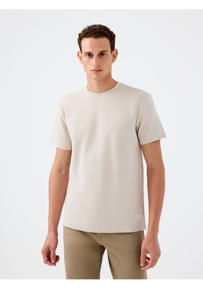 LOFT Regular Fit Erkek Tshirt K.kol Lf2040581 Q1.v1 Taş