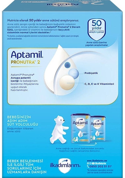 Aptamil Devam Sütü 6-9 Ay No2 1200 G
