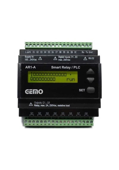 Gemo Ar1-a-230vac Akıllı Röle Plc