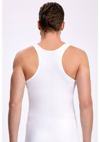 Sporcu Beyaz Erkek Atlet 3 Adet 001