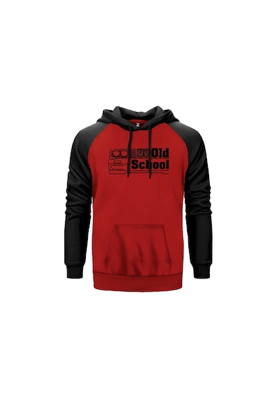 Bmw Old School E30 Kırmızı Renk Reglan Kol Sweatshirt Kırmızı