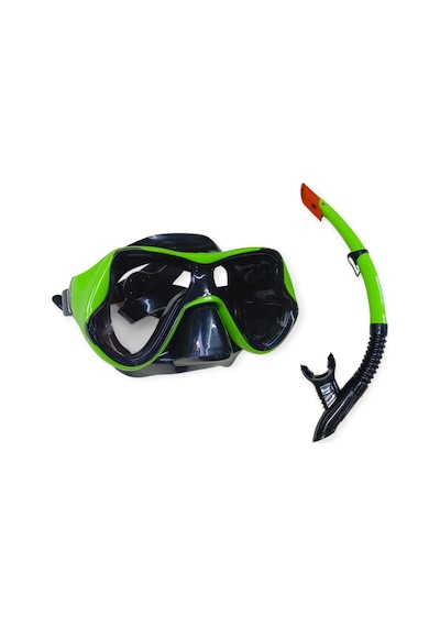Dalış Maskesi Ve Snorkel Yetişkin - 51715-yeşil - 1 Adet Çok Renkli
