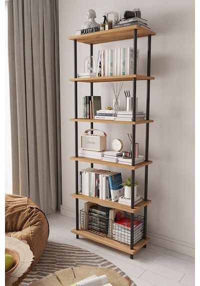 Çevir Kur 65 Cm Atlantik Çam Kitaplık Atlantik Çam