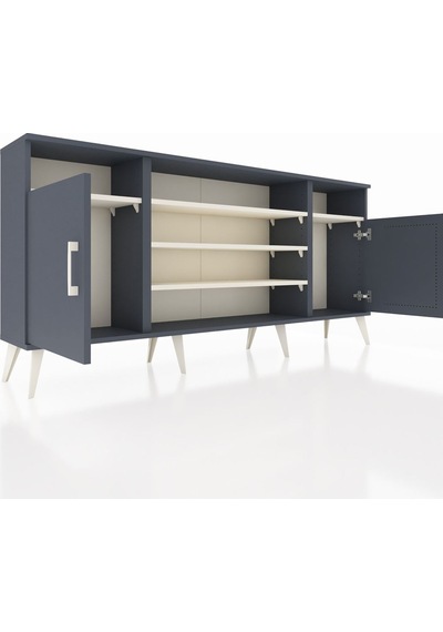Arges Konsol 5 Raflı 2 Kapaklı 176x30x83 Antrasit-antrasit/aytaşı Antrasit/aytaşı Arges Konsol 5 Raflı 2 Kapaklı 176x30x83 Antrasit-antrasit/aytaşı Antrasit/aytaşı
