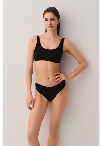 Suwen Pileli Bikini Alt Sbn26395012 Siyah
