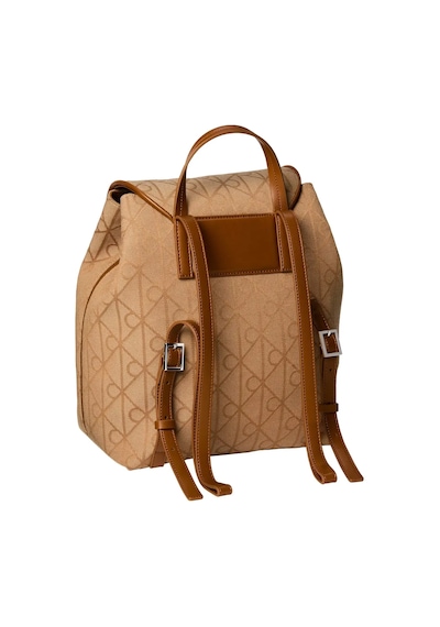Calvin Klein Emblem Aop Jacquard, 8dz Kahverengi Kadın Sırt Çantası