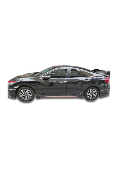 Honda Civic Fc5 2016-2021 Boyasız Plastik Sağ-sol Takım Turbo Marşpiyel